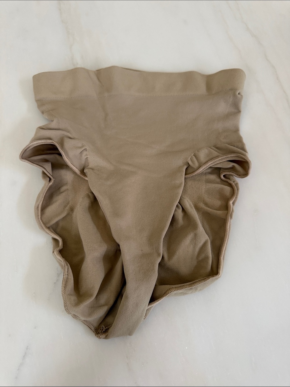 SKIMS High-Waist Shapewear Briefs in Beige